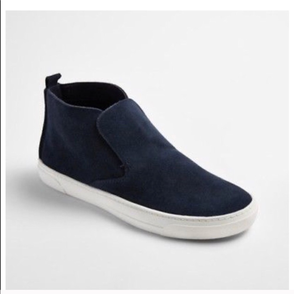 NWT suede high top sneakers